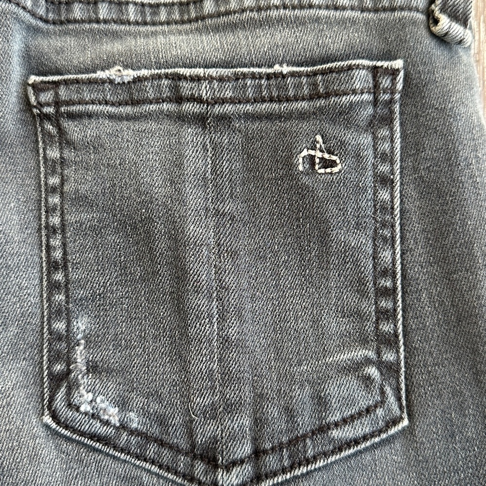 Rag & Bone Women’s Cropped Jeans Size 24 Dark Wash - Picture 9 of 17
